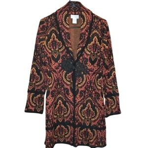 Soft Surroundings Wool Duster Cardigan